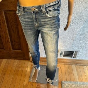 Buckle Women's Blue Distressed Jeans